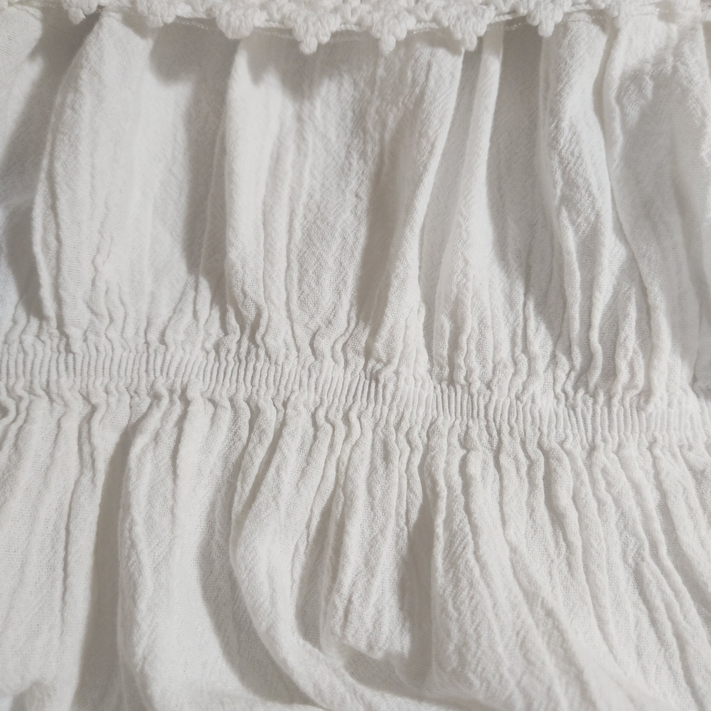 Lovely White Off-Shoulder High Low Dress;  Beach Ready 🌊🌊🌊🌼🌊🌊🌊 - Picture 12 of 13